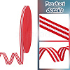   47~50 Yards Polyester Stripe Ribbons OCOR-PH0002-91-4