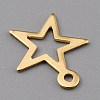 Brass Charms KK-O131-12G-3