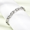 5.5MM 304 Stainless Steel Twisted Oval Link Chain Bracelets for Man and Women SA-CBAB767-17C-P-3