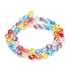 Electroplated Glass Beads Strands EGLA-P067-04A-02-2