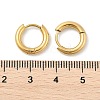 Ion Plating(IP) 304 Stainless Steel Huggie Hoop Earrings EJEW-G272-01-8mm-G-4