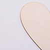 Unfinished Wood Heart Cutout Shape WOOD-WH0101-37A-2