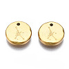 316 Surgical Stainless Steel Charms STAS-S116-418I-G-2