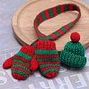 Mini Cloth Doll Scarf & Hat PW-WGCE72A-06-1