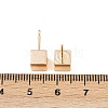 Brass Stud Earrings for Women EJEW-G441-05C-G-5