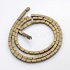 Electroplate Non-magnetic Synthetic Hematite Beads Strands G-J213A-01A-2