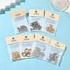 SHEGRACE Brass Colorful Cubic Zirconia Charms XGRQ4G973-670P-5