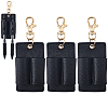 3Pcs PU Keychains KEYC-CL0001-49C-1