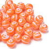 Opaque Striped Acrylic Beads MACR-S373-27D-04-7