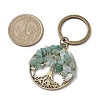 Natural Lapis Lazuli & Howlite & Rose Quartz & Amethyst & Green Aventurine Keychain KEYC-JKC00845-3