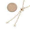 Brass Slider Necklace Makings AJEW-JB01271-2