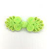 Handmade Chinese Frogs Knots Buttons Sets BUTT-WH0014-29O-1