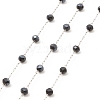 Glass Round Beaded Chains CHS-B003-04E-1