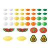 88Pcs 12 Styles Food Grade Eco-Friendly Silicone Beads SIL-TA0001-31-18