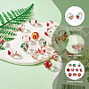 20Pcs 10 Style Transparent Glass Enamel Beads GLAA-KS0001-08-5