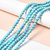 Dyed & Heated Natural Magnesite Beads Strands G-G924-01B-03-2