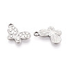 304 Stainless Steel Butterfly Pendants STAS-T069-33P-2