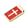 Brass Enamel Pendants KK-L262-28G-B01-2