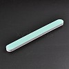 Rectangle Plastic Silver Polishing Stick AJEW-N022-03-1