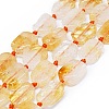 Natural Citrine Beads Strands G-F725-13-1