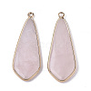 Natural Rose Quartz Pendants G-S359-108G-2