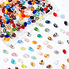  225Pcs 9 Color Opaque & Transparent Glass Beads GLAA-NB0001-64-4