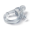 Transparent Plastic Lobster CLaw Clasps KY-H005-A04-4