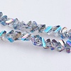 Electroplate Glass Beads Strands EGLA-J145-4mm-FR03-3