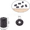 2 Strands Natural Lava Rock Beads Strands G-NB0002-19-4