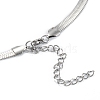 201 Stainless Steel Herringbone Chain Necklaces X-NJEW-M187-06P-3