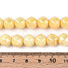 Anti-Tarnish Electroplate Glass Beads Strands GLAA-N010-10mm-01-4
