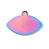 PVD Vacuum Plating 304 Stainless Steel Pendant Cabochons Settings STAS-P288-21M-2