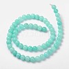 Natural & Dyed White Jade Beads Strands X-GSR6mmC055-4