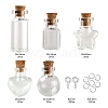 10Pcs Round Glass Bottle CON-FS0001-01-3