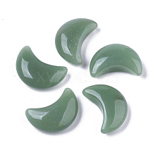 Moon Shape Natural Green Aventurine Healing Crystal Pocket Palm Stones G-T132-001C