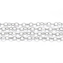 Tarnish Resistant 304 Stainless Steel Cable Chains CHS-H022-01P-20M