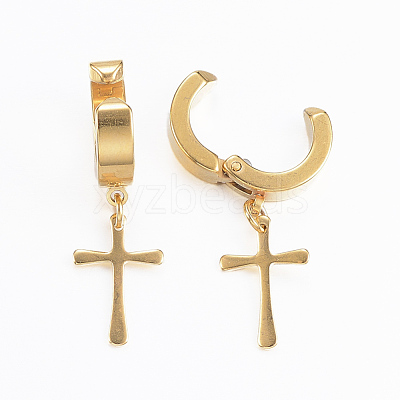 304 Stainless Steel Clip-on Earrings EJEW-H351-17-1