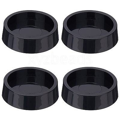 4Pcs Plastic Antislip Furniture Wheel Stopper FIND-GF0005-83-1