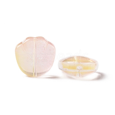 Transparent Spray Painted Glass Beads GLAA-I050-12K-1