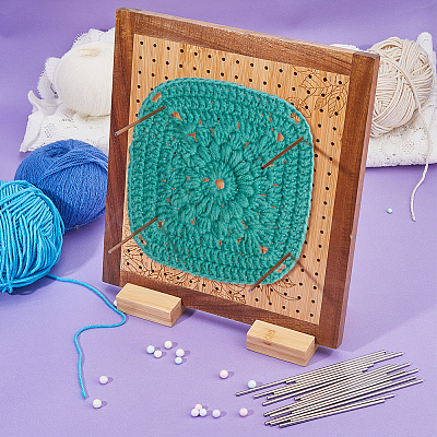 Rectangle Wood Crochet Blocking Board DIY-BC0013-59C-1