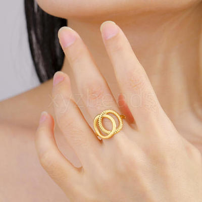 304 Stainless Steel Cuff Rings RJEW-OY001-04G-1