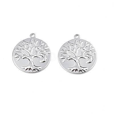 Non-Tarnish 201 Stainless Steel Pendants STAS-T063-186P-1