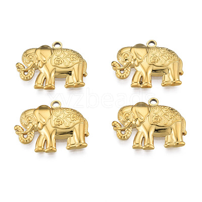 Ion Plating(IP) 201 Stainless Steel Pendants STAS-N098-203LG-1