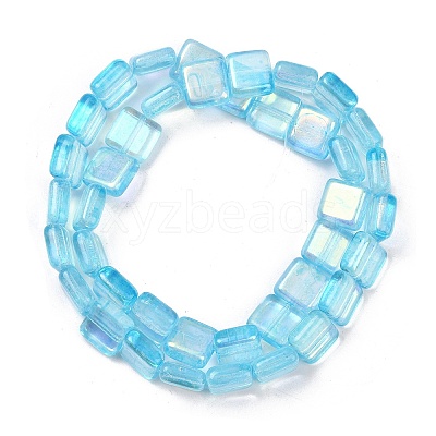 Czech Pressed Glass Beads GLAA-I061-22C-1