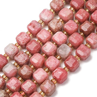 Natural Thulite Beads Strands GG-CBAC972-A19-01-1