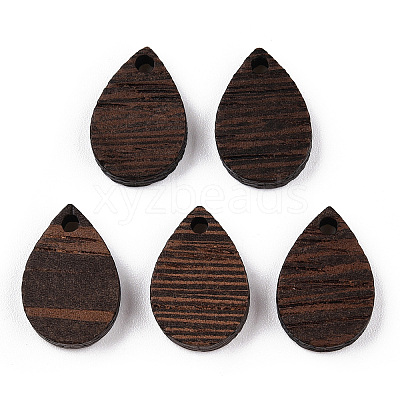Natural Wenge Wood Pendants WOOD-T023-28A-01-1