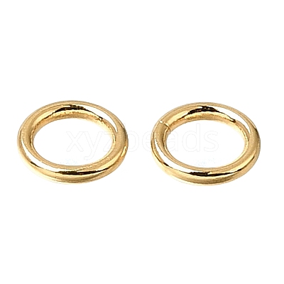 Brass Closed Jump Rings KK-CBA1A60-06D-G-1