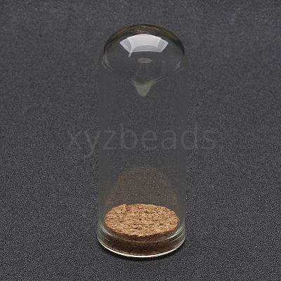Glass Dome Cloche Cover X1-AJEW-P043-L-1