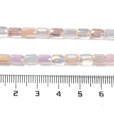 Electroplate Glass Beads Strands EGLA-D030-08I-1