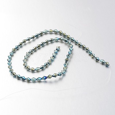 Electroplate Non-magnetic Synthetic Hematite Bead Strands G-F300-32-07-1